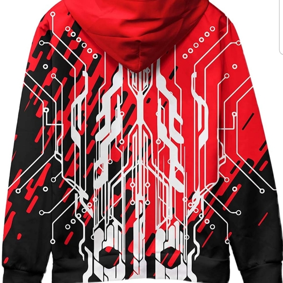 Asylvain Unisex Graphic Hoodies 3D Cool Design Pri - Picture 2 of 2